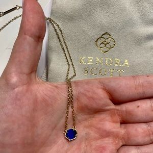 Kendra Scott Chelsea Pendant Necklace Blue